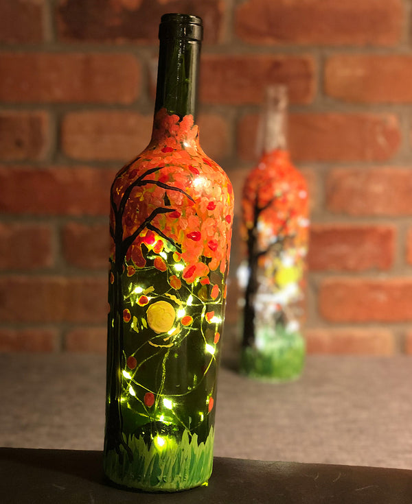 Ohio State Light Up Wine Bottle/ Decoration / Up-cycled Wine bottle / Wine  Lover Gift /Ohio State Decor / Night Light