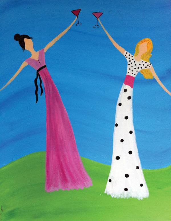 Ladies' Night Paint & Sip at Studio Vino in Loveland - Studio Vino Paint &  Sip