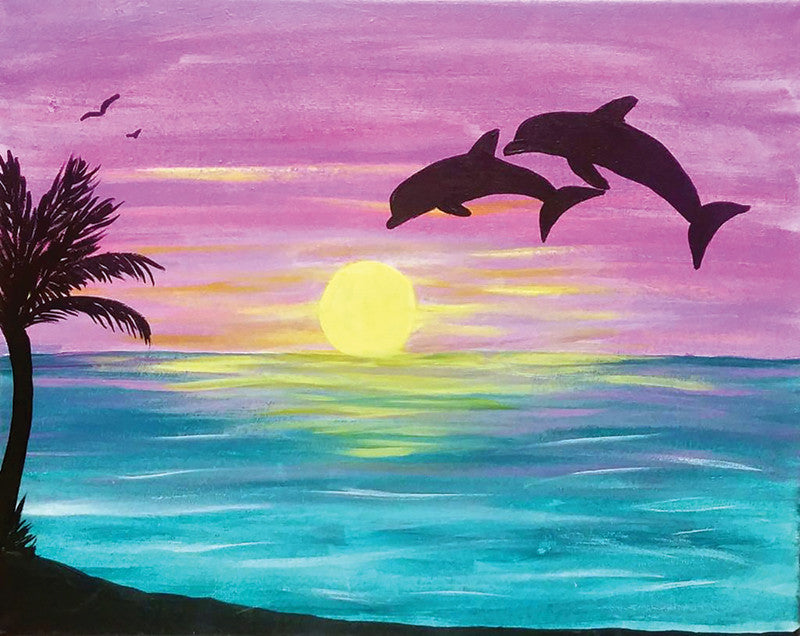 Dolphin Sunset